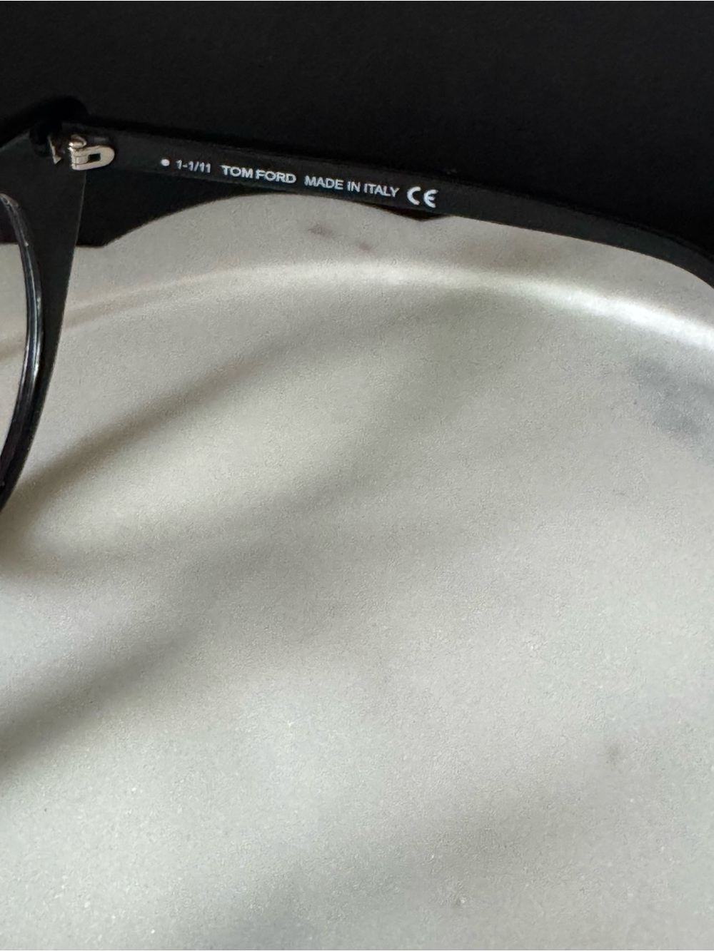 Vintage Tom Ford Black Nikita TF173 Cat-Eye Glasses - Picture 3 of 3